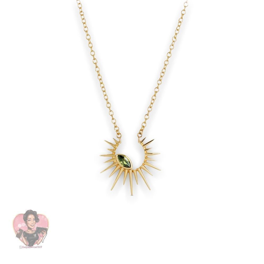 JOY DRAVECKY Voyager Necklace In Green